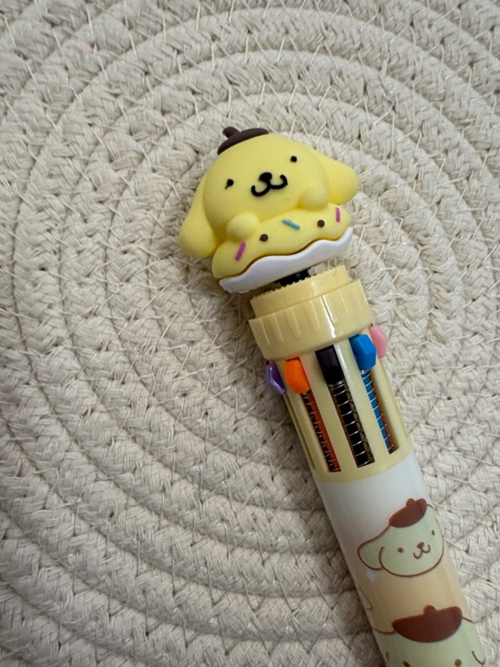 Pompompurin Multi-Color Retractable Gel Pen - Yellow - Picture 2 of 9